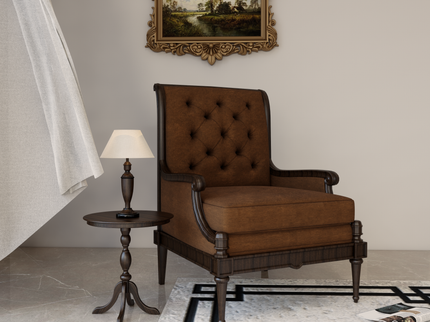 Medium Brown Colour Brushed Textured Velvet Flock Easy Clean Sofa, Chair and Curtain Fabric