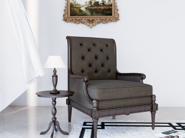 Olive Grey Colour Brushed Textured Velvet Flock Easy Clean Sofa, Chair and Curtain Fabric