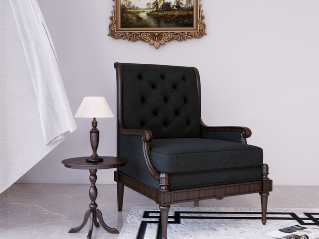 Dark Charcoal Grey Colour Brushed Textured Velvet Flock Easy Clean Sofa, Chair and Curtain Fabric