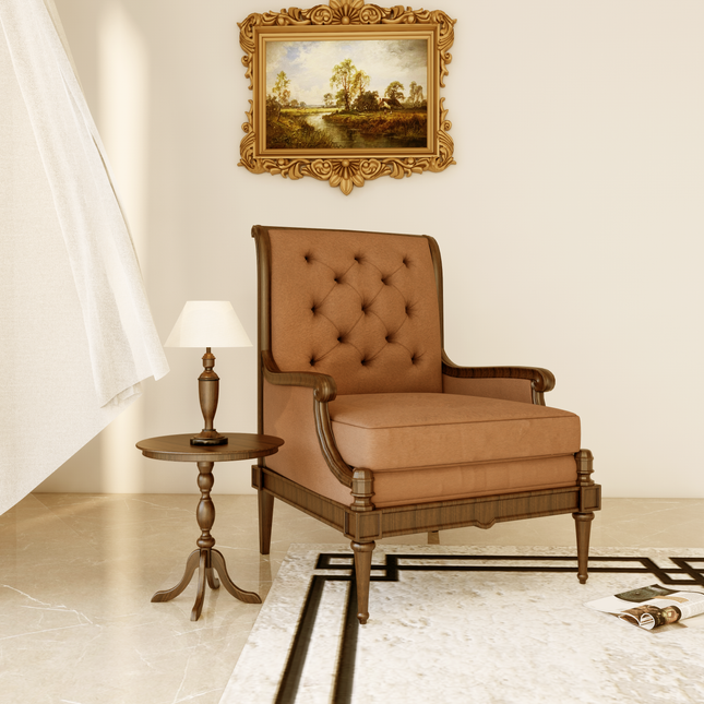 Peach Colour Brushed Textured Velvet Flock Easy Clean Sofa, Chair and Curtain Fabric