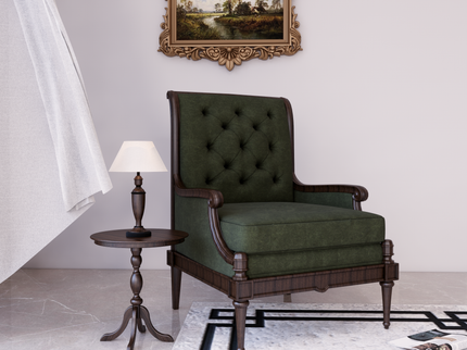 Dark Olive Green Colour Brushed Textured Velvet Flock Easy Clean Sofa, Chair and Curtain Fabric