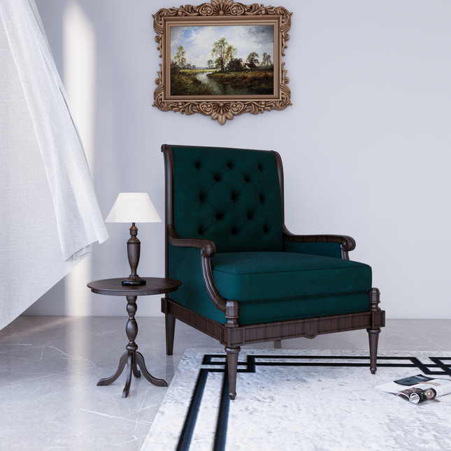 Dark Emerald Green Colour Brushed Textured Velvet Flock Easy Clean Sofa, Chair and Curtain Fabric