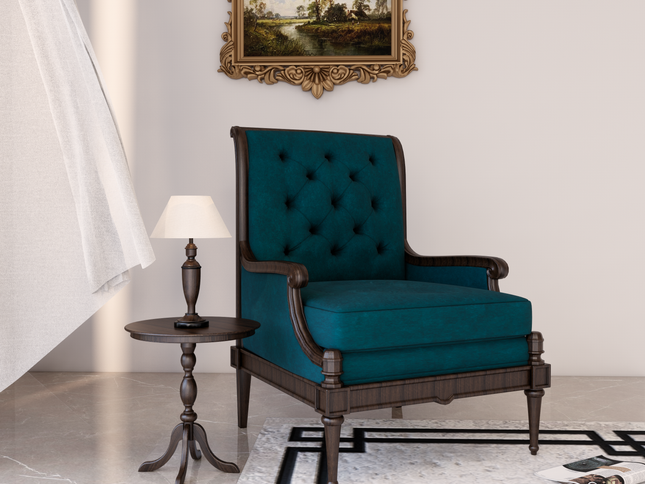 Turquoise Colour Brushed Textured Velvet Flock Easy Clean Sofa, Chair and Curtain Fabric