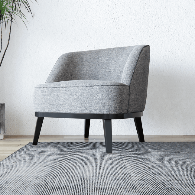 Medium Ash Grey Woven Textured Water Repellent Sofa and Chair Fabric