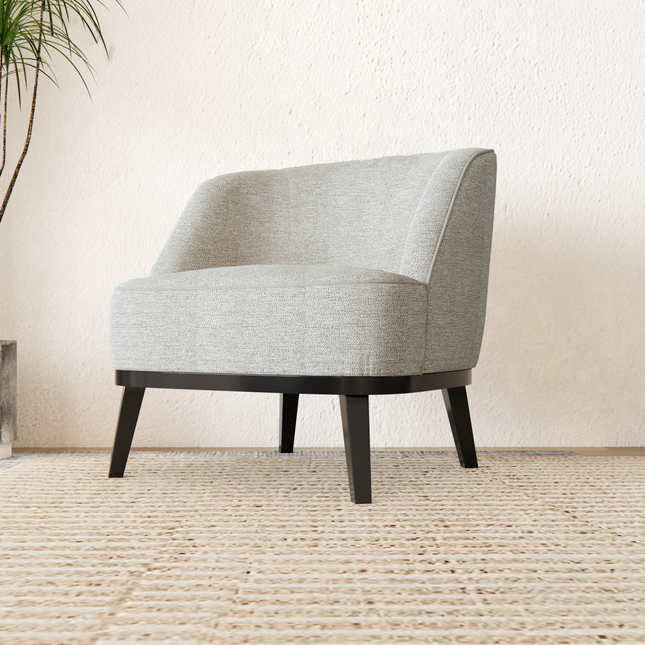 Ivory Woven Textured Water Repellent Sofa and Chair Fabric