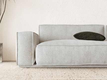 Ivory Woven Textured Water Repellent Sofa and Chair Fabric