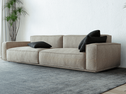 Light Stone Grey Woven Textured Water Repellent Sofa and Chair Fabric