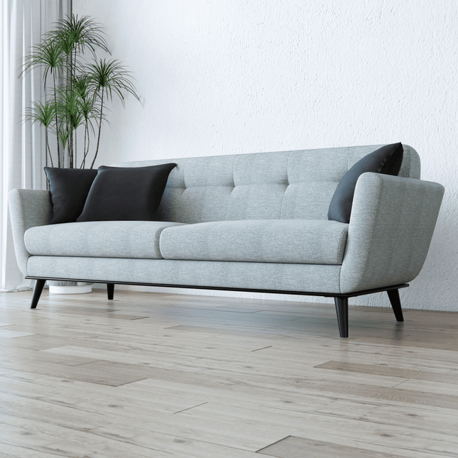 Light Aqua Green Woven Textured Water Repellent Sofa and Chair Fabric