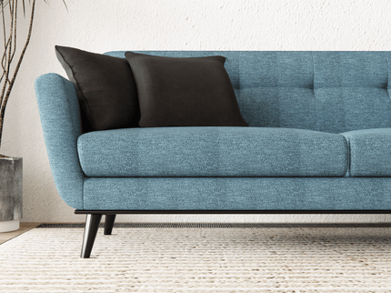 Light Turquoise Woven Textured Water Repellent Sofa and Chair Fabric