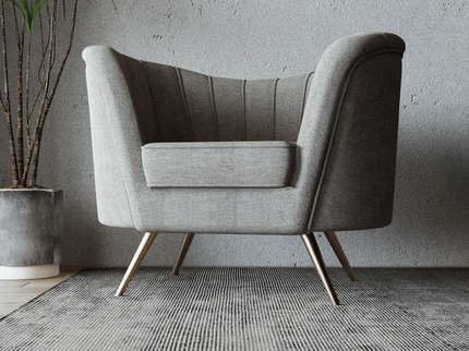 Sage Grey Woven Textured Water Repellent Sofa and Chair Fabric